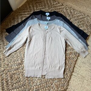 Women’s Career Staple 3/4 Sleeve Shell Sweaters